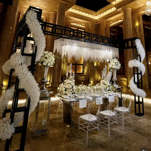 پنل طرح شمشاد مصنوعی سفید